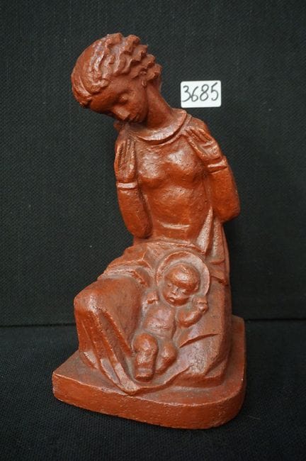 HARRY ELSTRÖM (1906–1993) — "Mother Mary with Baby