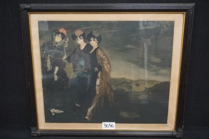 IGNACIO ZULOAGA (1870–1945) — "Las tres primas" — 