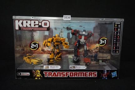 Ladenauslage – „KRE-O TRANSFORMERS“ – „BUMBLEBEE 3