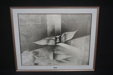 PAUL WUNDERLICH (1927 - 2010) - "Rosa" - 大幅石版画 - 铅
