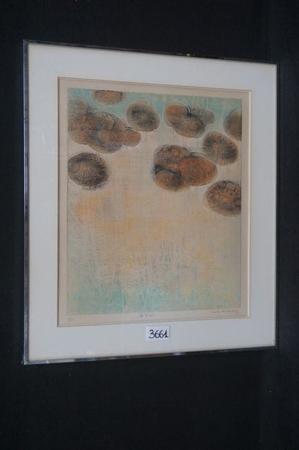 长谷川正一（1929 - 2023）——《Zasso》——石版画——铅笔签名——题名并编号53/10