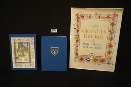 2 religiöse Bücher – „LES GRANDES HEURES DE JEAN D