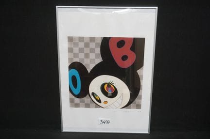 村上隆（1962 -  ）（据）——胶印——印版上签名——编号 120/300——65 x 50 厘
