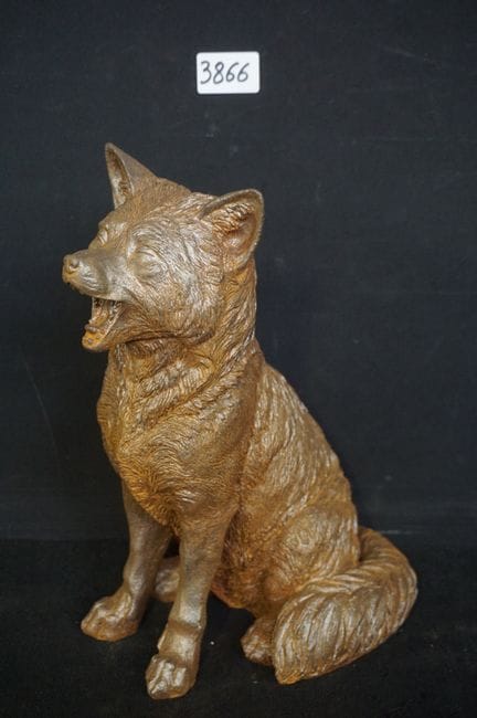 Fuchs aus Gusseisen – H: 31 cm