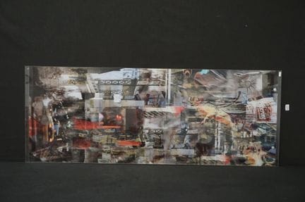 印有“NEW YORK”图案的大型亚克力板 - 175 x 66 厘米