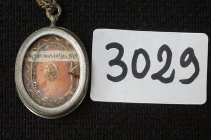 récipient à reliques antique (thèque) - « Saint Jé