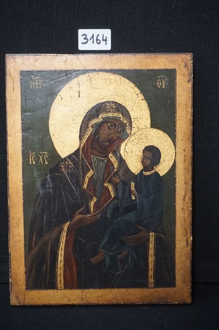 icono antiguo - 30,5 x 22,5 cm
