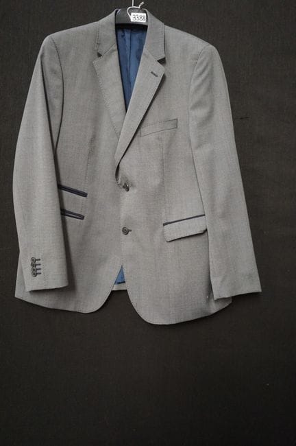 PIERRE CARDIN – hellgrauer Herrenblazer mit Zweikn