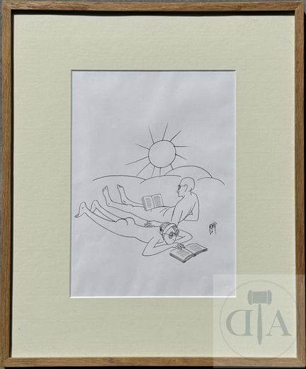 Royer / Dessin original humoristique.  Cette oeuvr
