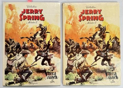 Jijé / Jerry Spring.  Paire d'album T2 EO en état 