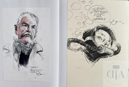Follet / Paire d'album qui contiennent un dessin o