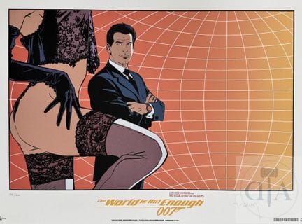 Francq / Largo Winch.  Sérigraphie édité en 1999 p