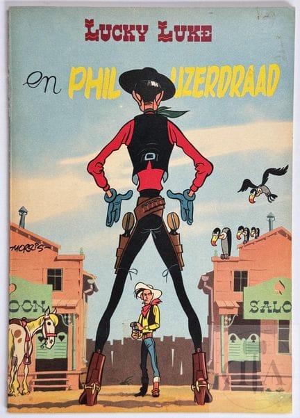 Morris / Lucky Luke.  Album T8 "Lucky Luke en Phil