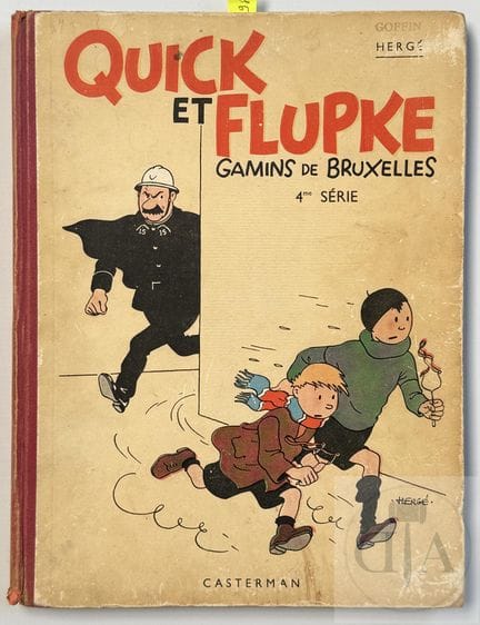 Hergé / Quick et Flupke.  Album 4e série édition A