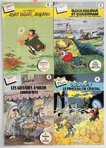 Carte blanche Spirou à / Collection de 4 album EO 