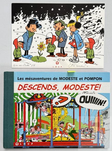 Attanasio / Modeste et Pompon.  Album "Descends Mo