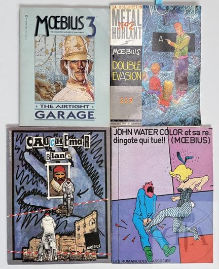 Giraud / Moebius. Collection de 4 albums EO couver