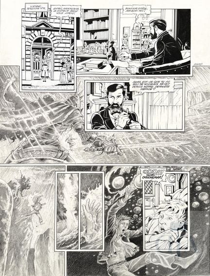 Arnaud / Chasseurs de rêves.  Planche originale n°
