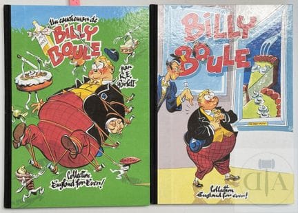 Séverin / Parlett / Billy Boule.  Paire d'albums é