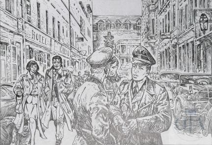 Peka / Dufranne / Odessa.  Dessin original pour un