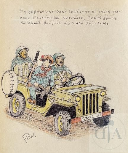 Bel Fraçois / Les aventures du Pompon rouge.  Albu