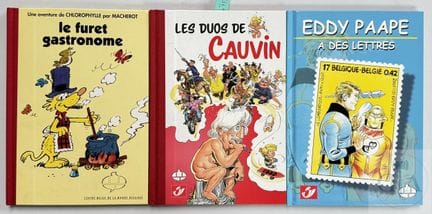 Cauvin / Paape / Macherot.  Trio d'albums édité pa