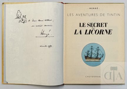 Hergé / Tintin.  Album T11 "Le secret de la Licorn