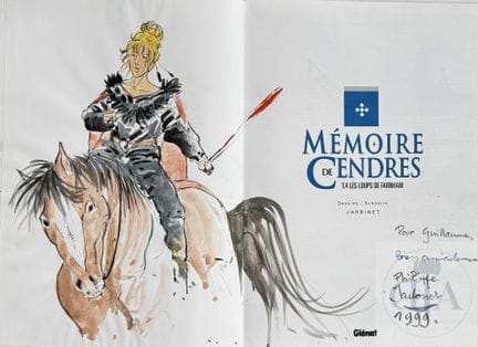 Jarbinet / Mémoires de cendres.  Dessin original p