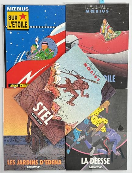 Moebius / Giraud / Le monde d'Edna.  Collection de