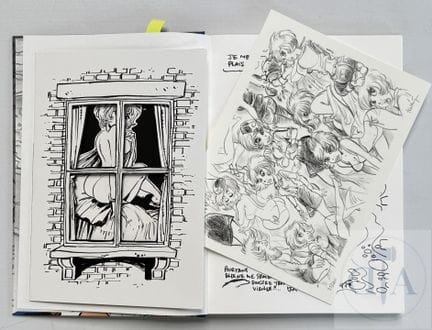 Walthéry / Natacha.  Album de dessins érotiques "5