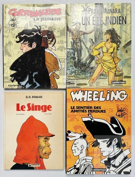 Hugo Pratt / Manara / Collection de 4 albums EO en