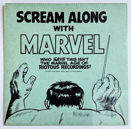 Marvel / Album vinyle 33T souple "Scream along wit