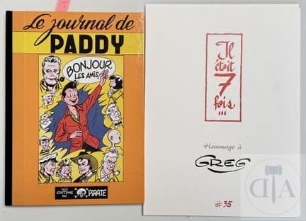 Greg / Album "Le journal de Paddy" + Portfolio.  E