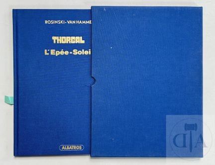 Rosinski / Thorgal.  Album T18 "L'épée soleil" tir