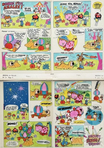 Norbert Fersen / Le journal de Pollux.  Ensemble d