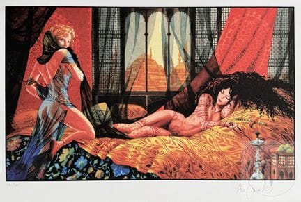 Miralles / Djinn. Sérigraphie signée et n°/125 ex.
