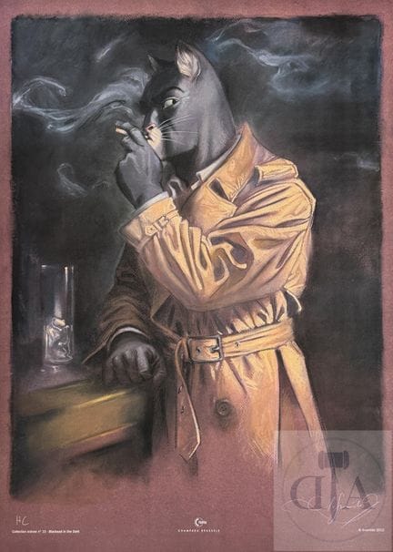 Guarnido / Blacksad.  Tirage offset "Blacksad in t