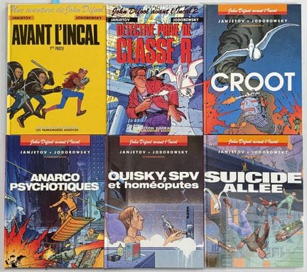 Moebius / Giraud / Avant L'incal.  Collection de 6