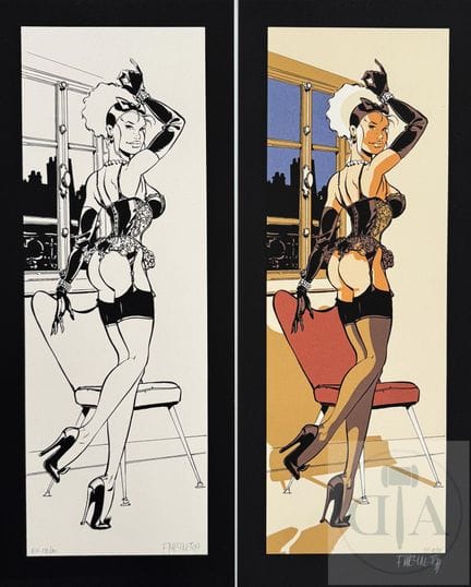 Meynet / Paire de sérigraphies grand format illust