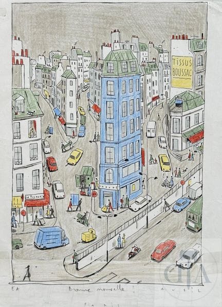 Avril / Mise en couleurs originale pour la sérigra