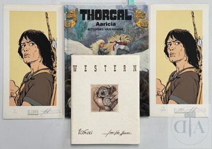 Rosinski / Thorgal.  Album T14 "Aaricia" EO de 198