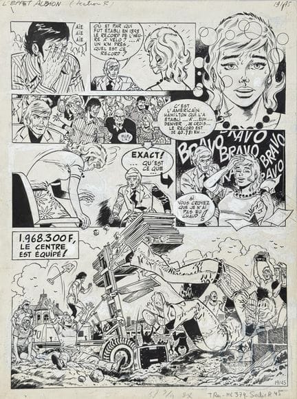 Reding / Section R.  Planche originale n°19 de l'a