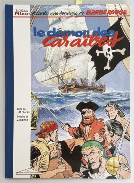 Hubinon / Barbe Rouge.  Tirage de luxe format plan