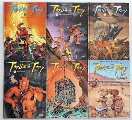 Mourrier / Trolls de Troy.  Collection de 24 tomes