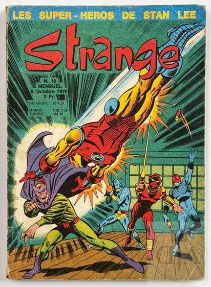 Strange / Lug.  Album mensuel n°10 de 1970 en TBE.