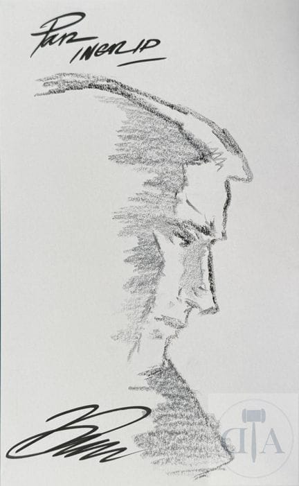 Lloyd / Vendetta.  Dessin orignal réalisé dans l'a