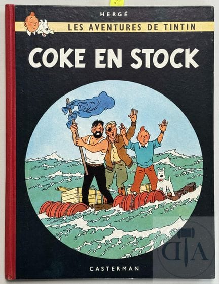 Hergé / Tintin.  Album T19 "Coke en stock" EO belg