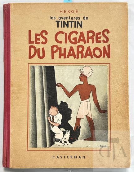 Hergé / Tintin.  Album NB T4 "Les cigares du phara