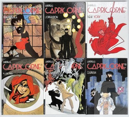 Andreas / Capricorne.  Ensemble de 5 albums EO du 
