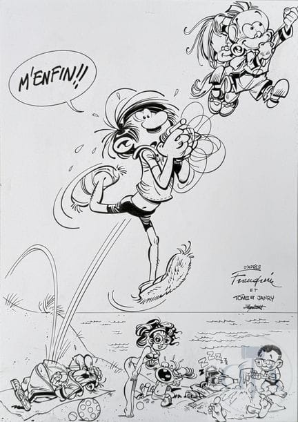 Cirovic / Dessin original machup d'une couverture 